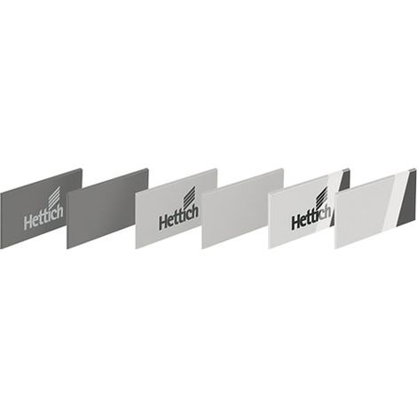 Cache plastique pour profil arcitech - Décor : Blanc - Version : Sans logo - HETTICH (1/3)