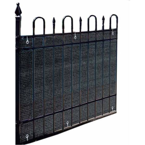 Brise vue occultant 90% 500 x H.120 cm en toile polyéthylène 160g/m² – Anti-UV – Oeillets en aluminium pour fixation efficace – Jardiline (1/3)