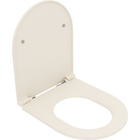 SEDILE WC SOFT CLOSE INFINITY PER FILOMURO Avorio Opaco coprivaso copriwater NYMO
