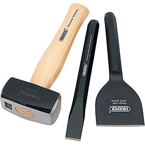 Draper tools 26120 - Costruttori kit fsc maniglia noce certificato (3 pezzi) (1/2)