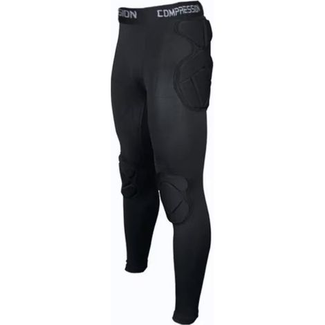 Goalkeeper Pants, Slim Fit, with Reinforced Hips and Knees, Elastic Waistband, Matchwear, XL, Goalkeeper Protective Pants (1/5)