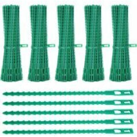 Lot de 600 Attaches de Plantes, 23CM Attaches de Jardin Réglable Liens de Serrage en Plastique pour Jardin Flexible, Attache Tomates de Câble de Jardin pour Aider à Soutenir Les Plantes (1/5)