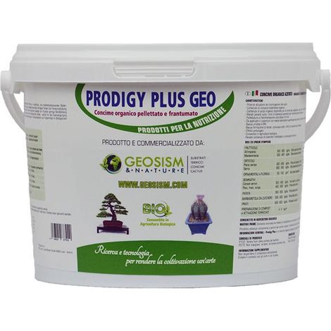 Prodigy Plus 1/3 mm (1 kg), concime granulare per bonsai, piante e fiori (1/3)