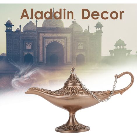 Seltene Retro-Aladdin-Wunschlampe aus Kupfer, Wunschtopf (1/5)