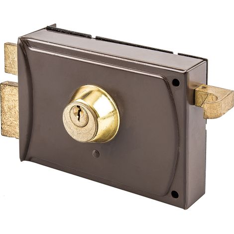 CERRADURA SEGURIDAD SOBREPONER PINTADA HANDLOCK DERECHA 125