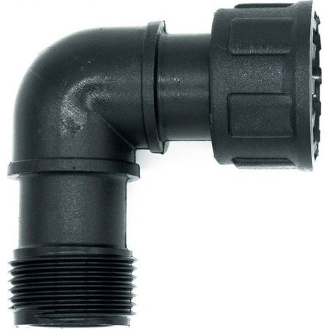 Gomito 90° M/F 1" con ghiera per collettore IG42760D0N320 - - IRRITEC - -