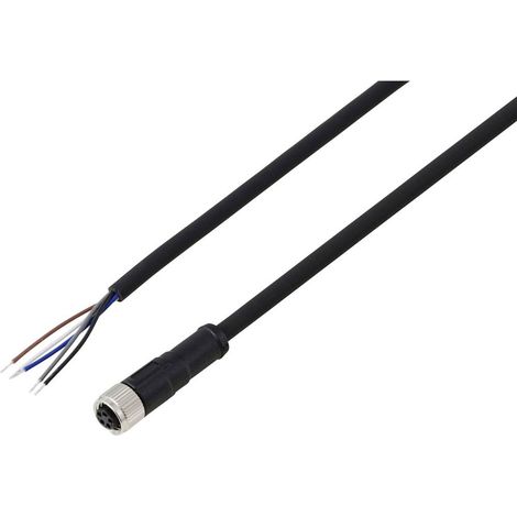 TRU COMPONENTS TC-13751960 Câble de raccordement M8 x 1 femelle, droit 5 m Nombre de pôles: 5 1 pc(s)