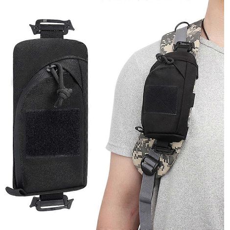 Pochette tactique à bandoulière H244, sac à outils militaire, sac accessoire de plein air, sac pour téléphone pour la chasse, le camping et la randonnée ( ) (1/5)