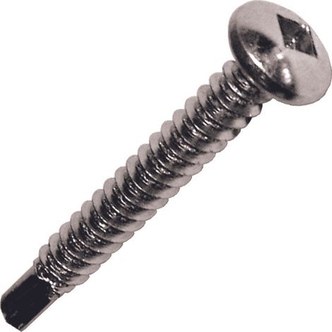 500 vis autoperceuses - tête cylindrique inox - SQ2 - 4.8 x 16 mm (1/3)