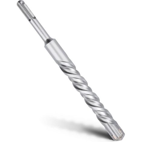 LaBlanc - Foret SDS Plus,22 x 210 mm,Foret à béton avec 4 tranchants en carbure et double hélice,Pour béton, pierre, pierre naturelle (1/4)
