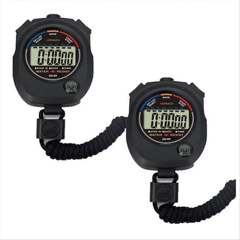 Chronomètre numérique digital multifonction pour sport, minuteur électronique précis, compteur d'entraînement portable (1/5)