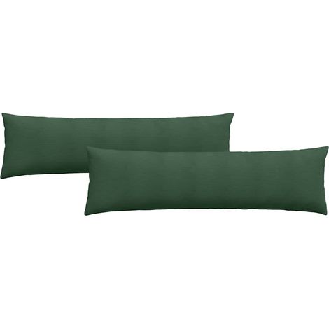 Maison Exclusive - Sofakissen 2 Stück Dunkelgrün 145 x 40 cm Cord