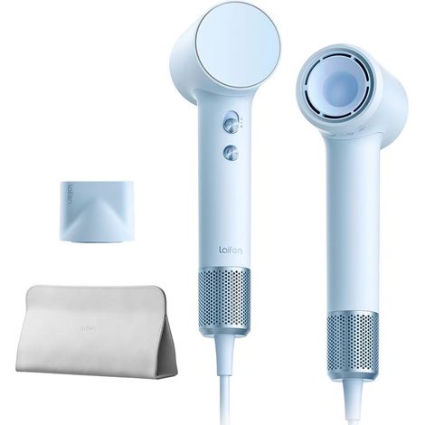 Laifen, Asciugacapelli Swift Mini, Blu, Compatto, Potente, Ionizzazione, da Viaggio