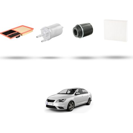 Kit tagliando 4 filtri compatibile con Seat Toledo IV (KG3) 1.6 MPI 77kw dal 2012 (1/5)
