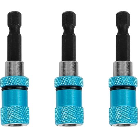 Bithalter - 1/4 Pouces - Magnétique - Pour Perceuse Et Visseuse - 3 Pièces (1/5)