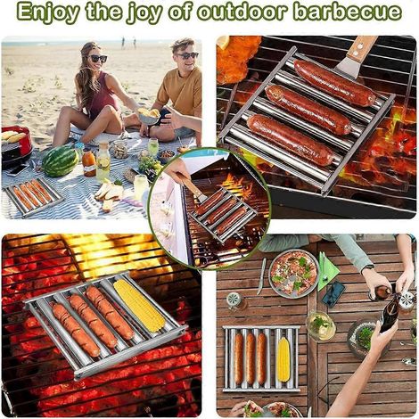 pièces pour barbecue, rouleau à hot-dogs pour barbecue --- (1/5)