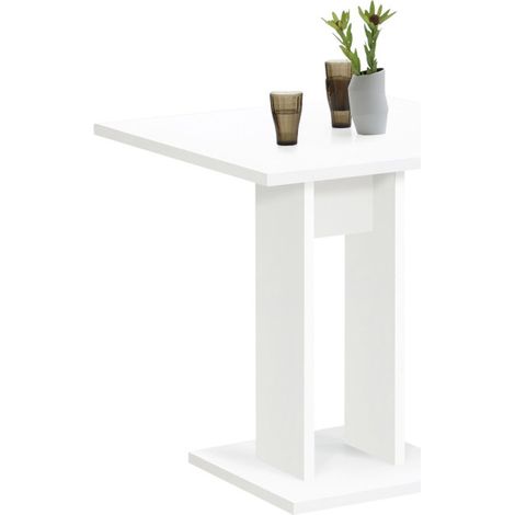 Table de Repas Design "Sanary" 77cm Blanc (1/3)