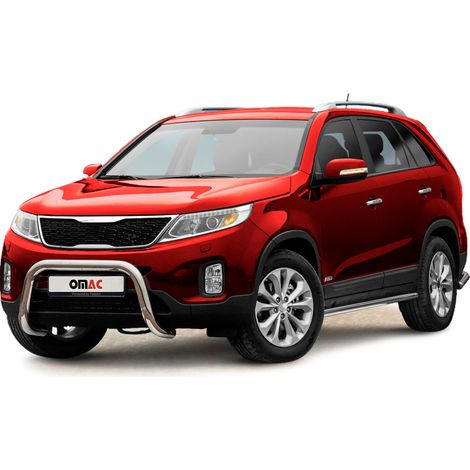 Pare-Buffle Avant Pour Kia Sorento 2012-2015 en Acier Inoxydable Argent (1/5)