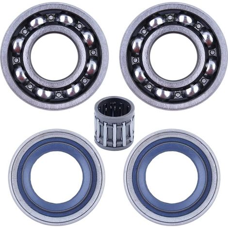 Kit de joint d'huile de roulement à aiguilles de vilebrequin pour Husqvarna 357 357Xp 359343 345 545Fx 254 Xp 257 261 262 Xph 346Xp 351 353 362, 505 27 57 19 738 2. 2 02 25 (1/5)