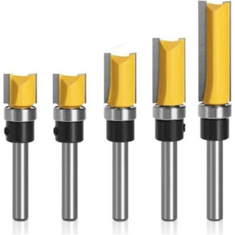 ALLIANDIS Zwei Profilfräsköpfe, ein Hydraulikhammer-Fräskopf, ein Bündigfräskopf mit einem 8-mm-Schaft-Holzbearbeitungswerkzeug und ein Profilfräskopf (1/5)