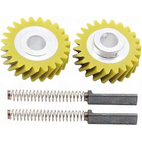 Jeu de 2 Charbons Moteur W10112253 pour Batteur Whirlpool et Aid, Pièce de Rechange en Carbone (1/5)