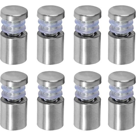 Supports de panneaux muraux 3/4 Diax1In (19x25mm) Clous en verre acrylique 8 pièces-- (1/5)