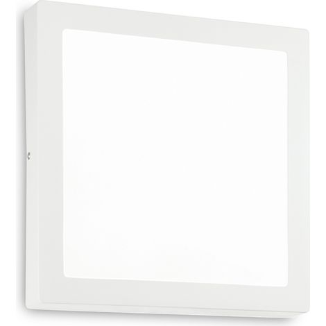 Applique Moderna Square Universal Alluminio-Plastiche Bianco Led 25W 3000K D30 (1/4)