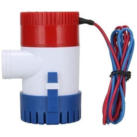 Tauchpumpe für Bilgewasser für Wohnwagen, Wohnmobile, Fischerboote, kleine Pools und Springbrunnen, 12 V, 25 mm, 4 Zoll, 165 l/h