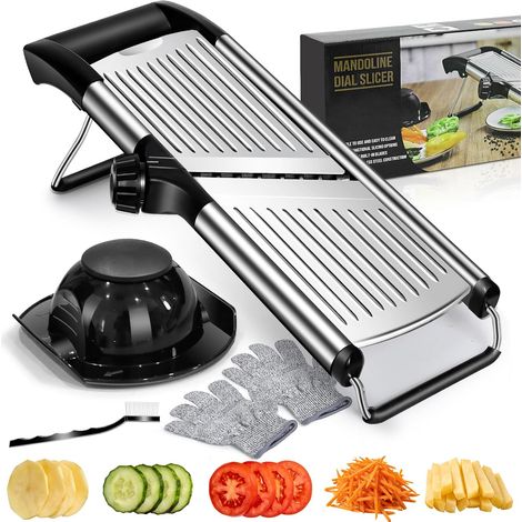 Mandoline Cuisine Professionnelle, Coupe Legumes Multifonctions (1/5)