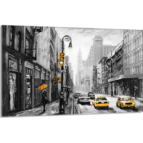 Glasschutzplatte für den Herd 80x52 City (1/5)