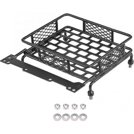 Porte-bagages de toit en métal 113 x 108 mm pour Axial SCX10 Traxxas (1/5)