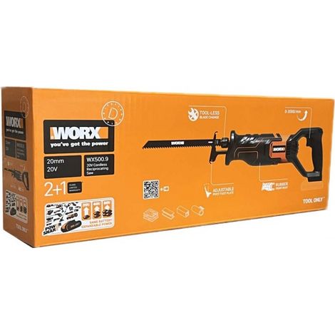WORX WX500.9 Akku-Säbelsäge Solo 20V Max"-"176211715