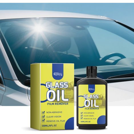 Glasölfilmentferner, täglicher Reiniger und Pflegemittel für Autoscheiben, um Öl- und Flecken zu entfernen – 120 ml -- BIEMMEDUE (1/5)