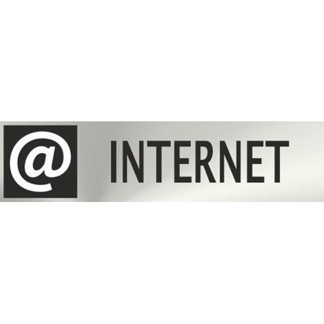 Informativa Internet Acero Inoxidable Adhesivo de 0'8mm 50 x 200 mm (1/2)