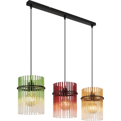 Globo - lampada a sospensione - GORLEY - multicolore - vetro -