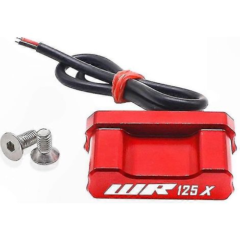 Universeller Kennzeichenhalter mit LED-Beleuchtung für Motorräder 2012-2016 (rote LED-Leuchten) (1/5)