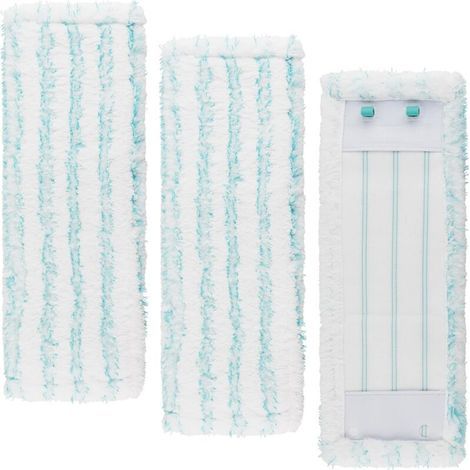 Set of 3 Microfiber Mops – Compatible with Leifheit Profi XL/Micro Duo – Washable at 60°C – For smooth floors and grout lines (1/5)