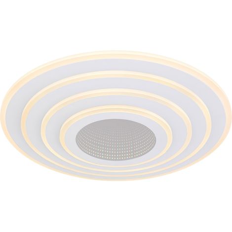 Globo - plafón - Jocelyn - blanco - metal - Ø 42cm - LED - (1/5)