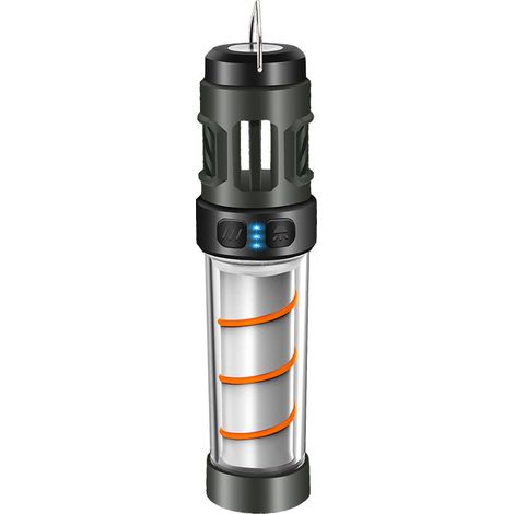 Lampe de camping LED portable, étanche et anti-moustiques, avec crochet et trépied (1/5)