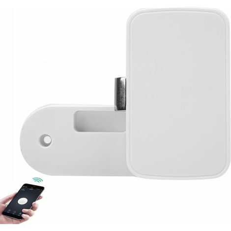 Serrure D'armoire, Serrure de Tiroir Smart Lock Bluetooth APP Déverrouiller Poinçon Dissimulé pour Classeur Tiroir Armoires Bibliothèques pour Tuya (1/5)