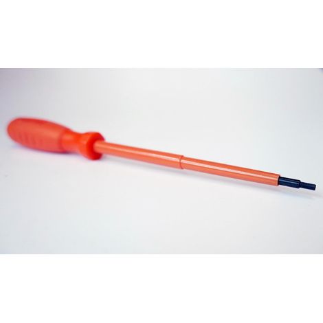 Tournevis 6 Pans 2x100mm isolé 1000V orange lame non-décolletée pour vis creuses DERANCOURT (1/2)
