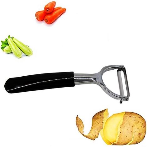 Éplucheur - Inox - Outil d'épluchage - Lame tranchante - 16 cm - Compatible lave-vaisselle