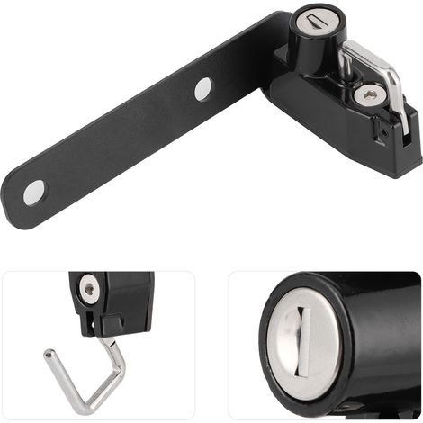 Antivol casque moto pièces sécurité compatible Kawasaki Ninja 250/400 2018 et plus, serrure anti-vol robuste (1/5)