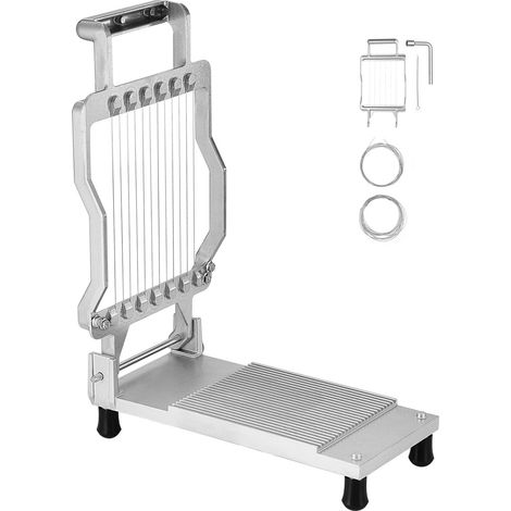 Coupe-fromage à fil, lames 1 cm & 2 cm, inox 316, aluminium, détachable, pour cuisine professionnelle. (1/5)
