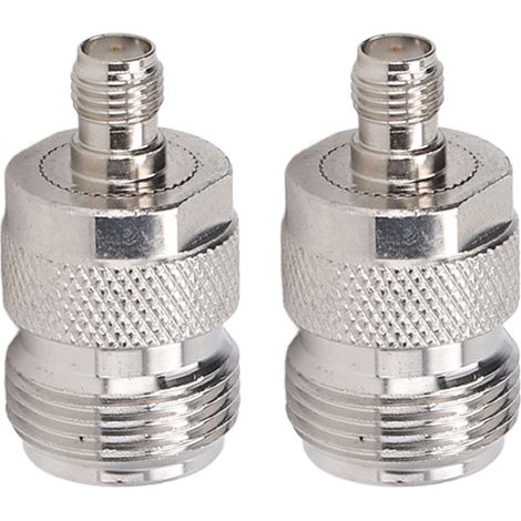 2 RF-N-Buchse auf SMA-Buchse Koaxialadapter, Heim-Audio-Anschlüsse, Paar (2 Stück)