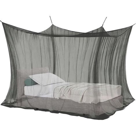 Moustiquaire carrée d'extérieur - Moustiquaire de voyage/maison - Moustiquaire extérieure - Maille dense offrant une protection optimale - Idéale pour le camping, la terrasse, le jardin, la tonnelle - (1/5)