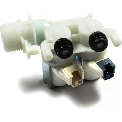 ELETTROVALVOLA LAVATRICE ARISTON INDESIT CARICO ACQUA 2 VIE 180°  C00110333 EL 9 (1/2)