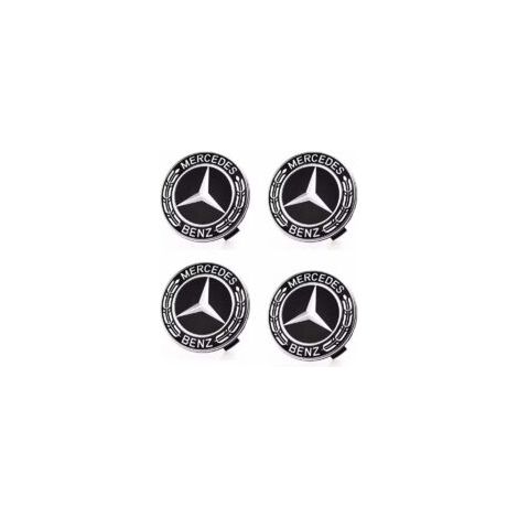 Enjoliveurs pour console centrale Mercedes-Benz 75 mm ABS - Accessoires auto - (4 pièces) (1/2)