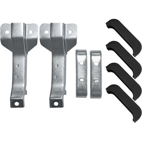 Kit de montaje de soportes para radiador de servicio pesado de 4 núcleos para camiones C10 C20 C30 1099ZB 1099ZC, soportes de retención superior e inferior. (1/5)