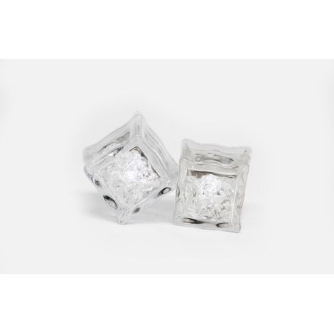 12 Cubos de hielo blanco Luz LED (1/3)
